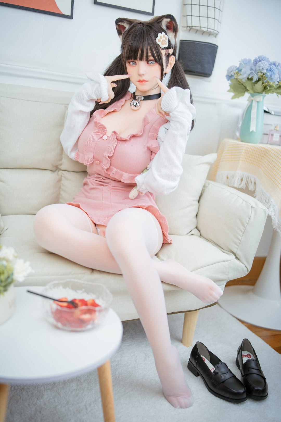 Kampanula seksa lelle (Bezlya Doll 155 cm F kauss, 2,0 TPE+silikons)