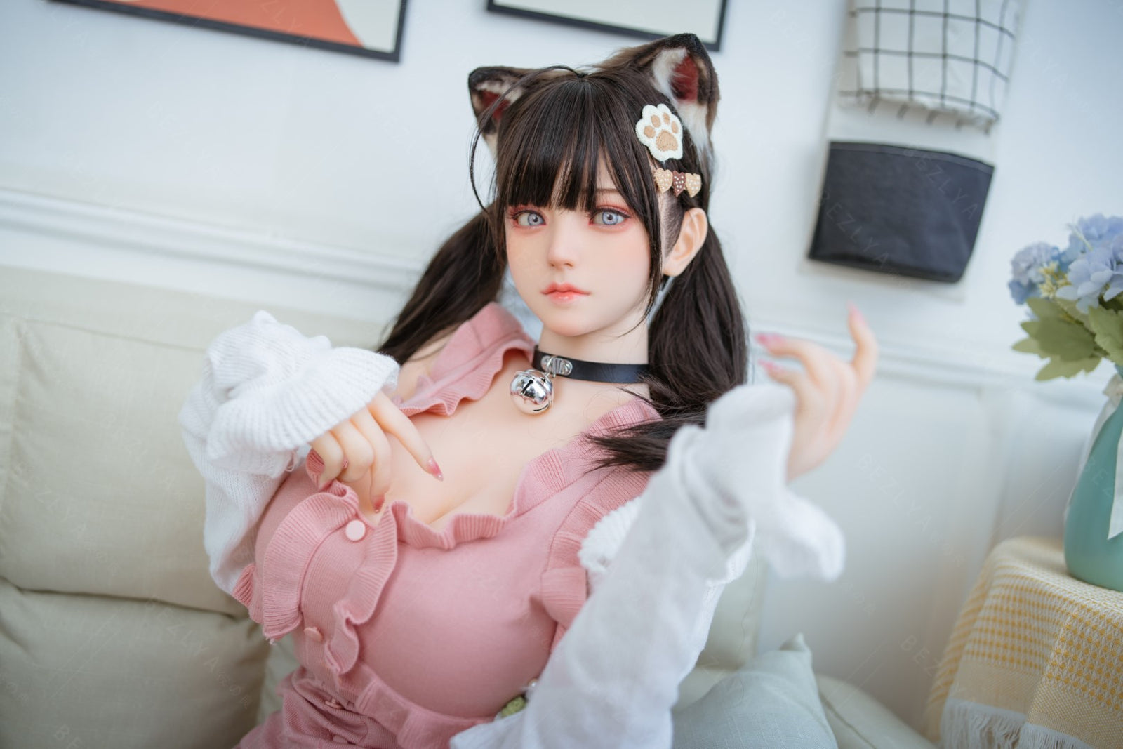 Kampanula seksa lelle (Bezlya Doll 155 cm F kauss, 2,0 TPE+silikons)