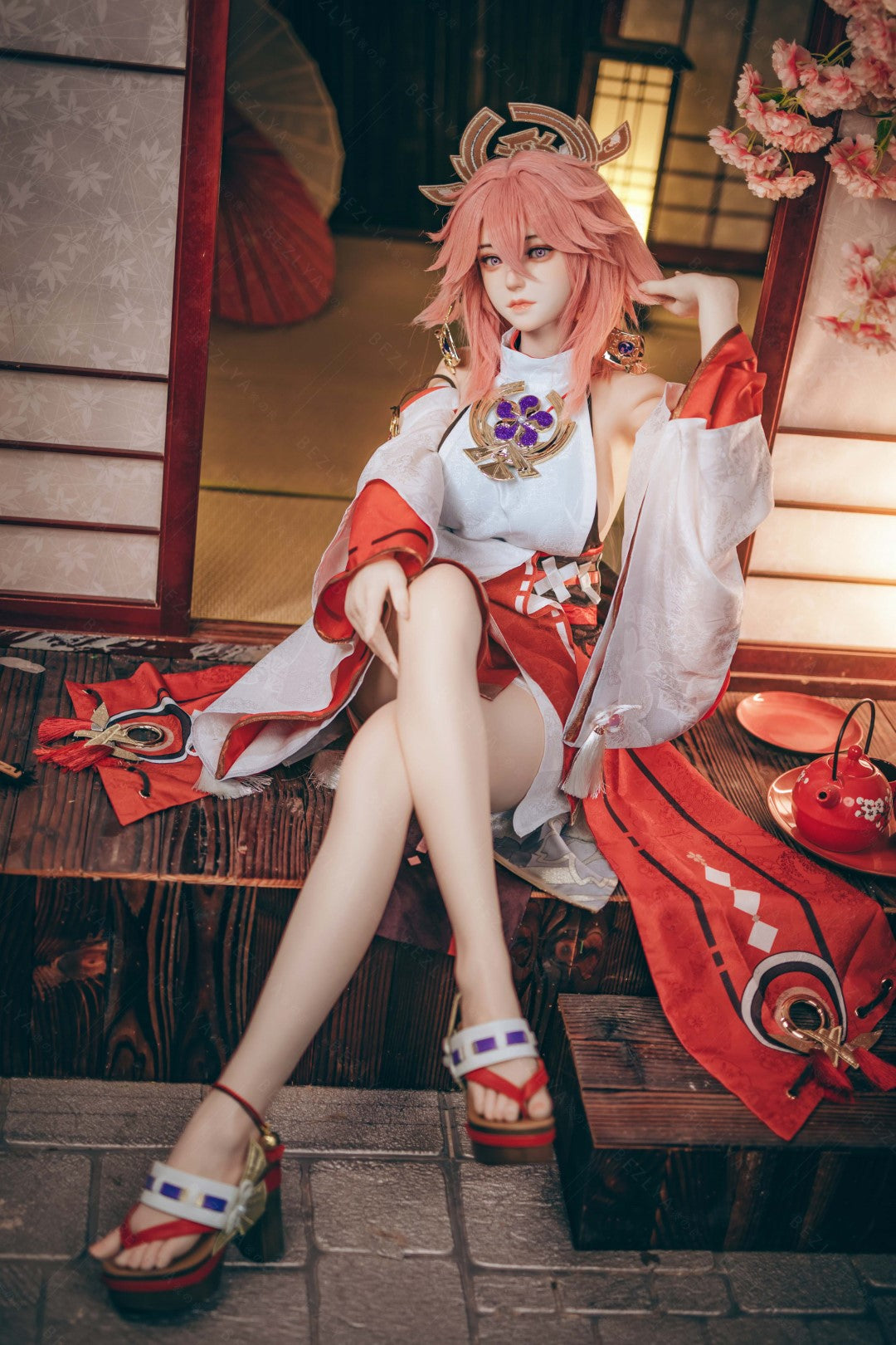 Jae Miko seksa lelle (Bezlya Doll 155 cm E-kauss 2.2CF silikons)