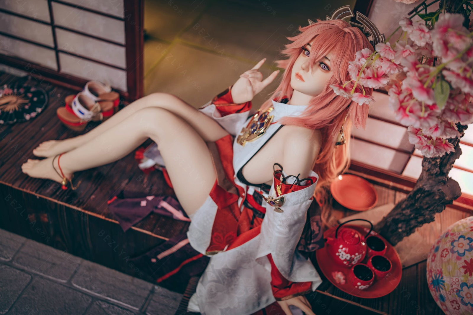 Jae Miko seksa lelle (Bezlya Doll 155 cm E-kauss 2.2CF silikons)