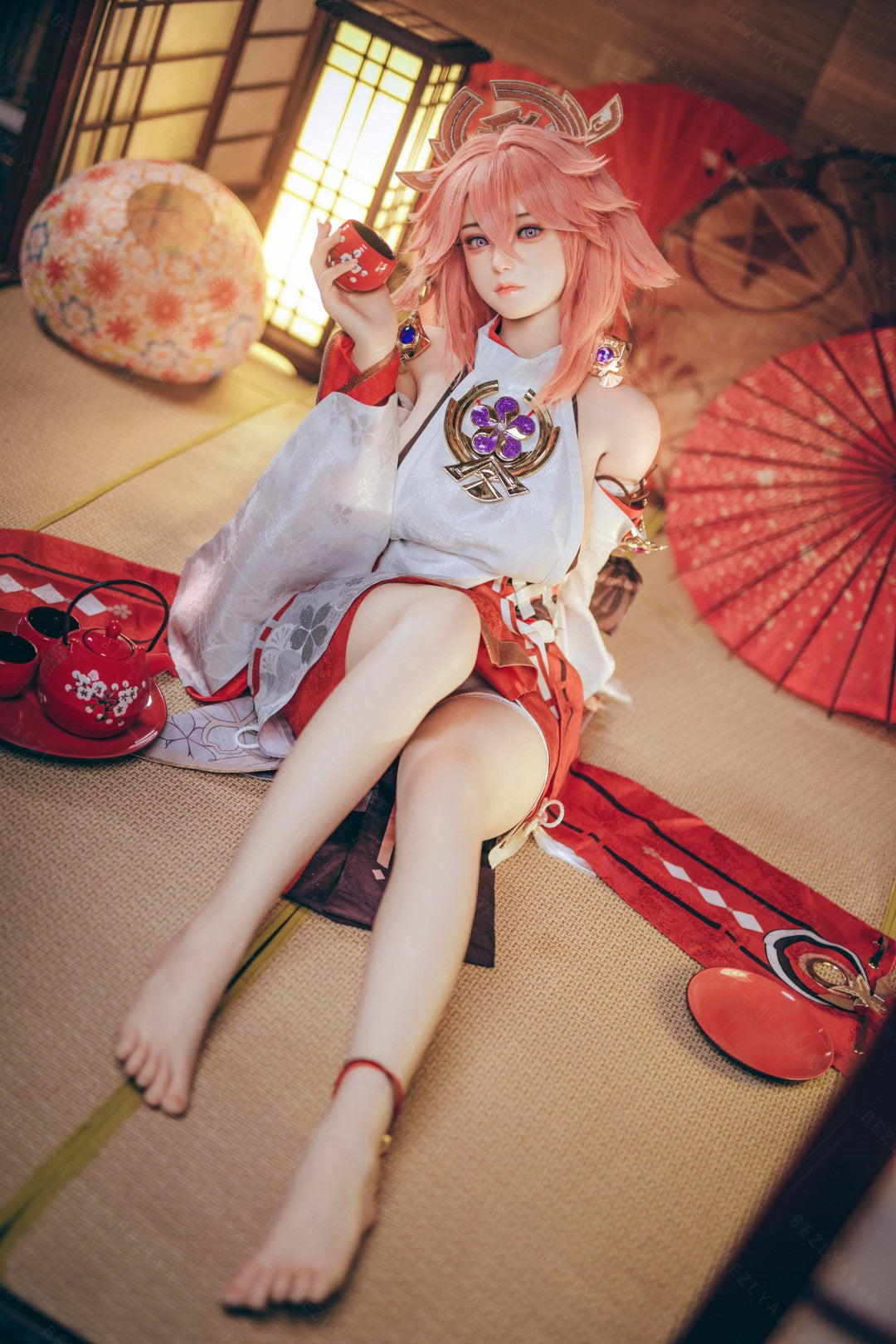 Jae Miko seksa lelle (Bezlya Doll 155 cm E-kauss 2.2CF silikons)