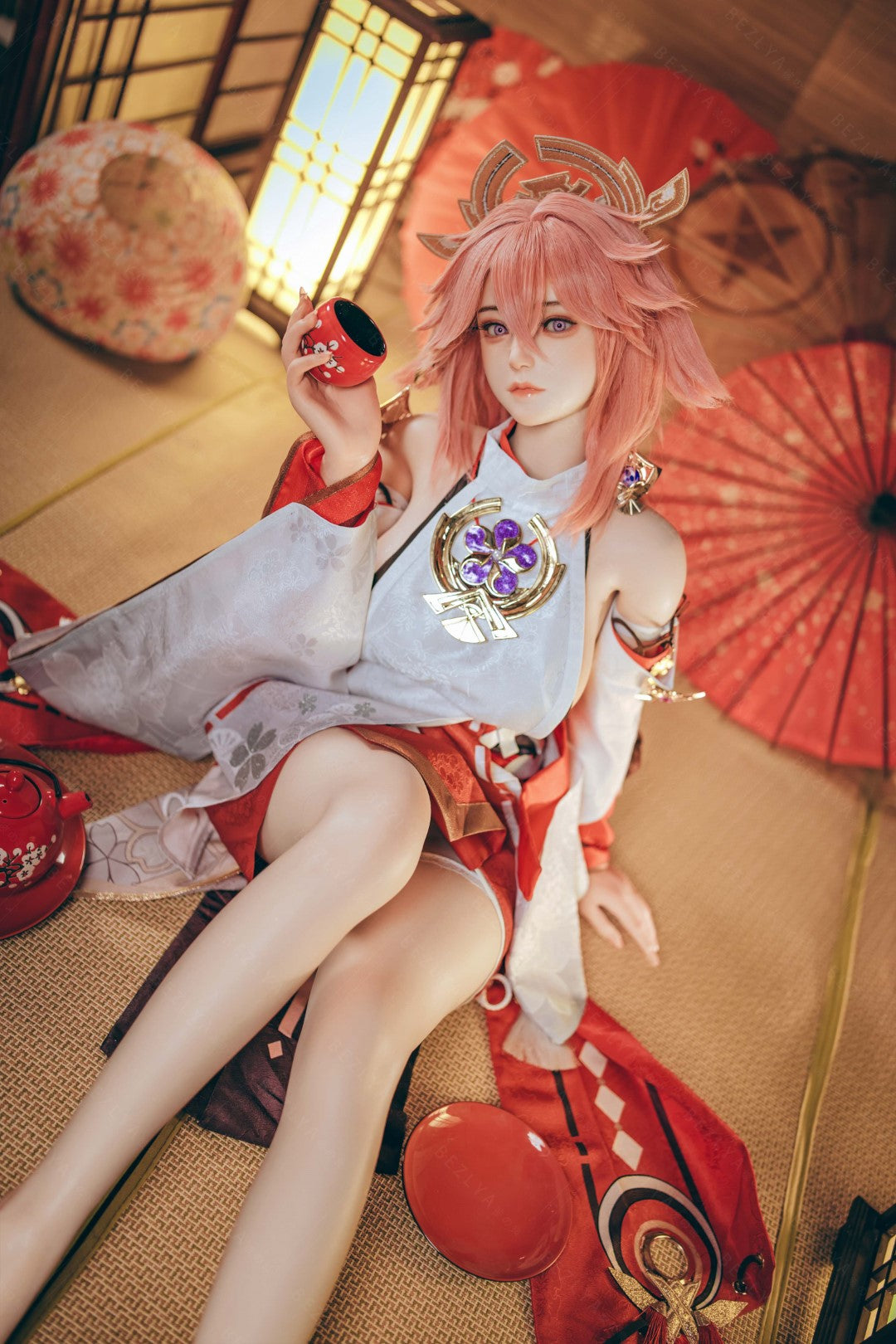 Jae Miko seksa lelle (Bezlya Doll 155 cm E-kauss 2.2CF silikons)