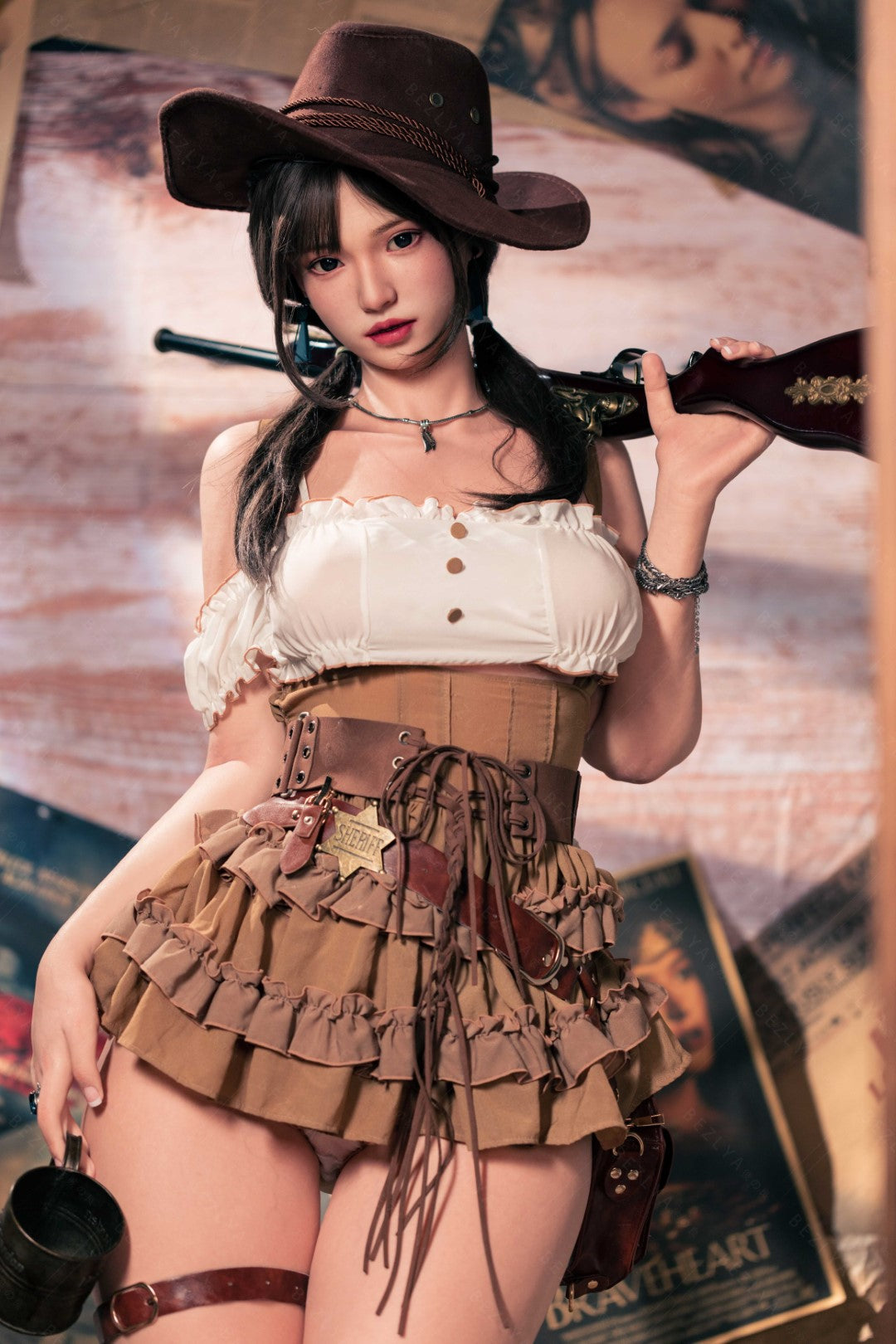 Seksa lelle Heliantuss (Bezlya Doll 162 cm C-Cup 2,2 U silikona)