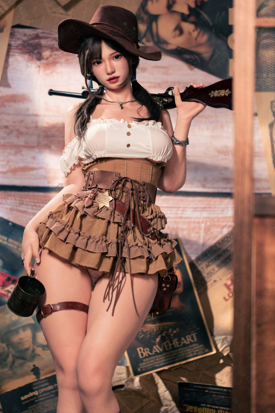 Seksa lelle Heliantuss (Bezlya Doll 162 cm C-Cup 2,2 U silikona)