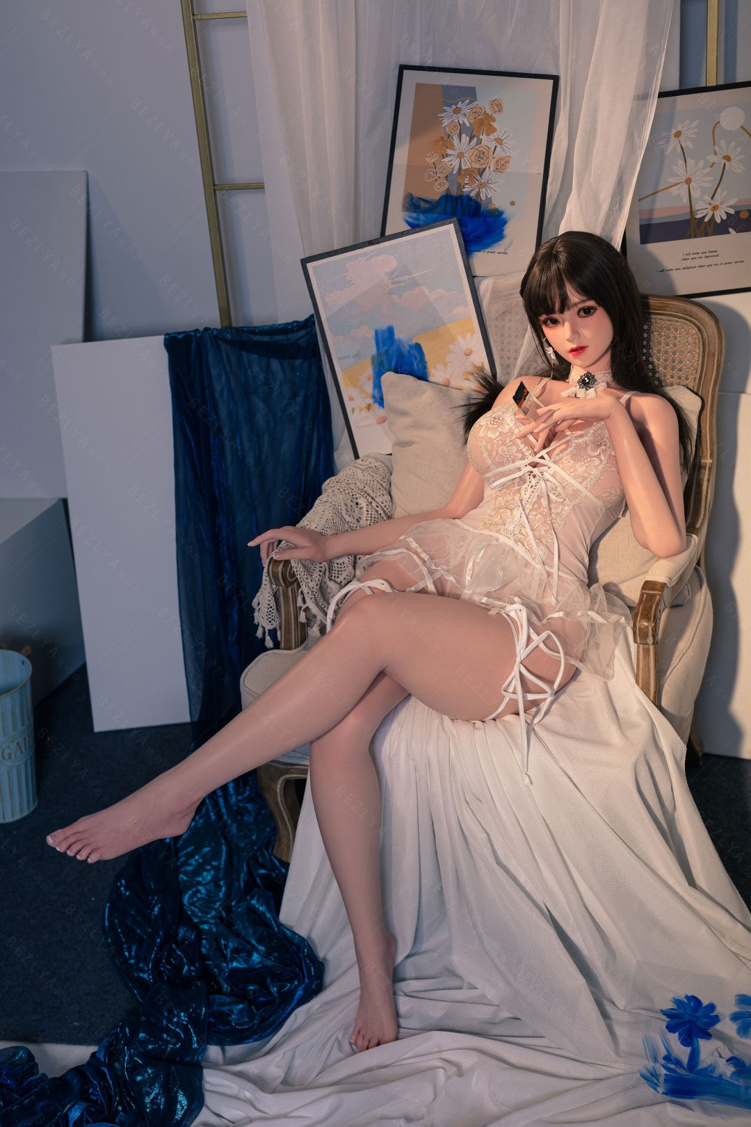 Seksa lelle Convallaria (Bezlya Doll 155 cm H-kauss 2,1 silikona)