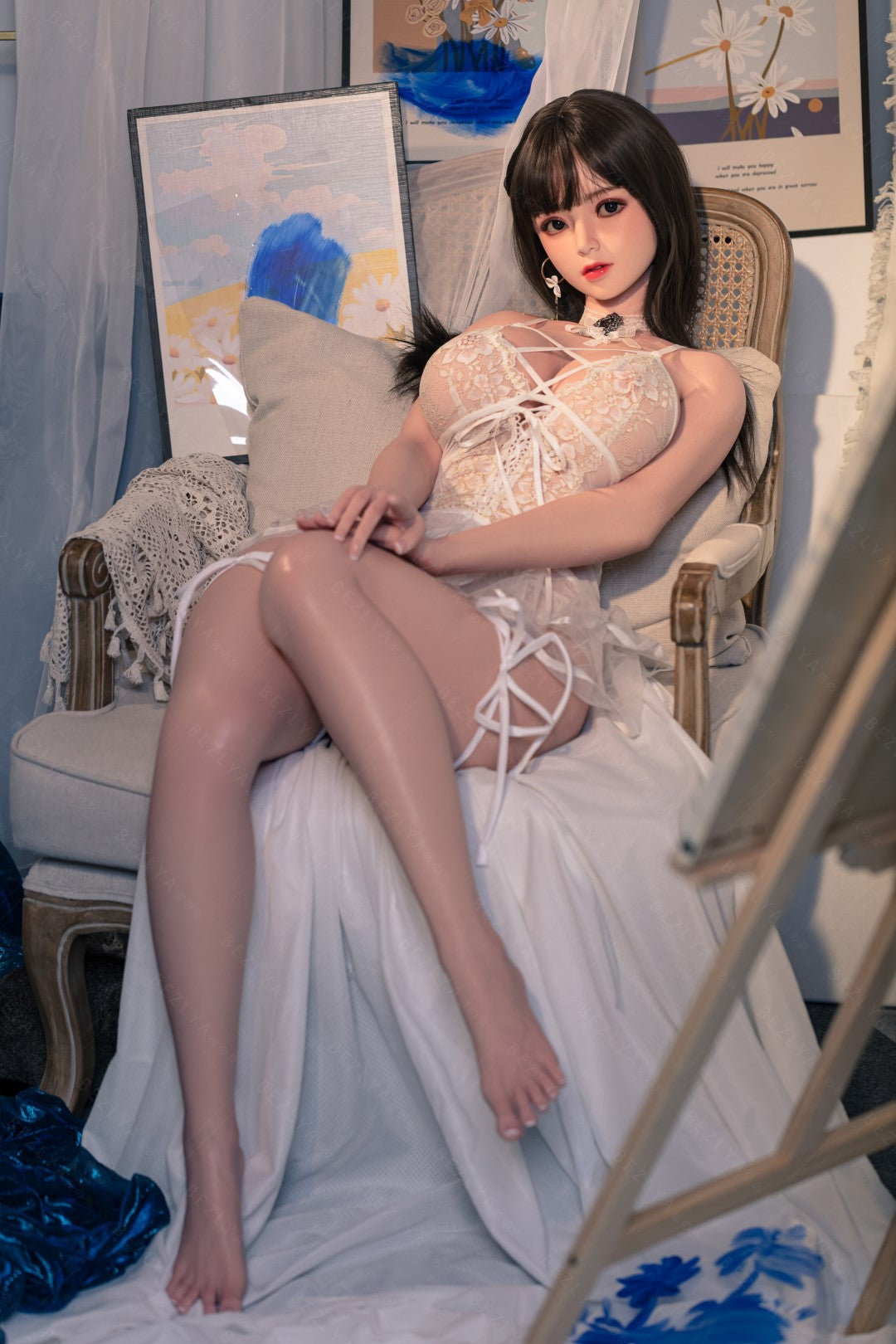 Seksa lelle Convallaria (Bezlya Doll 155 cm H-kauss 2,1 silikona)