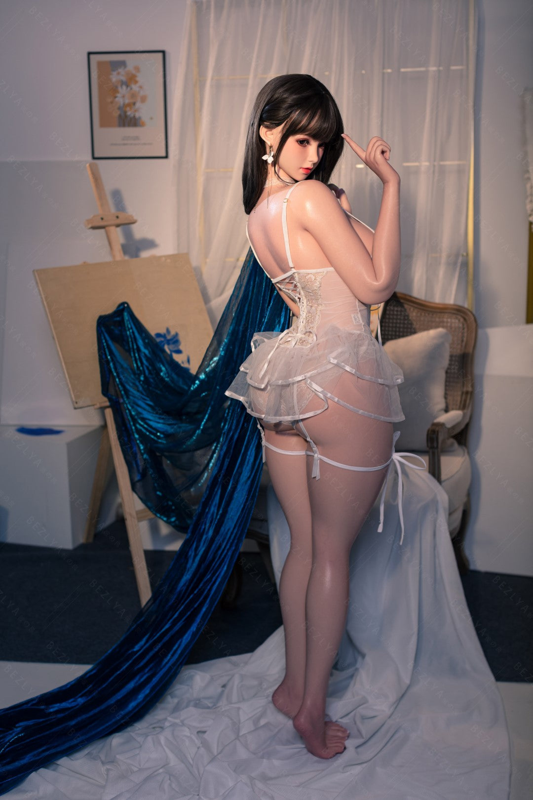 Seksa lelle Convallaria (Bezlya Doll 155 cm H-kauss 2,1 silikona)