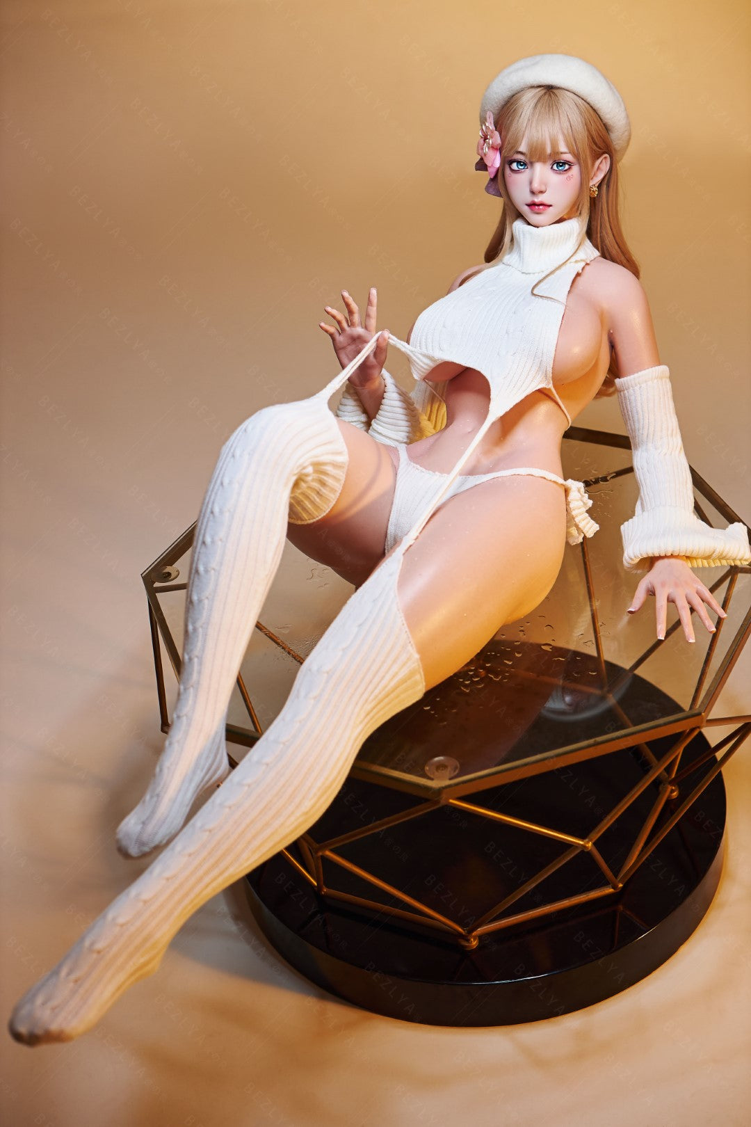 Kampanula seksa lelle (Bezlya Doll 155 cm H-kauss 2,1 silikona)