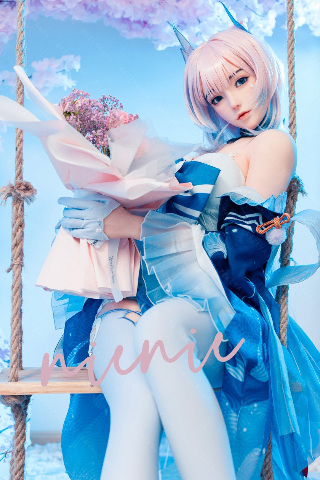 Seksa lelle Cyrtenthera (Bezlya Doll 155 cm B kauss, 2,0 TPE+silikons)