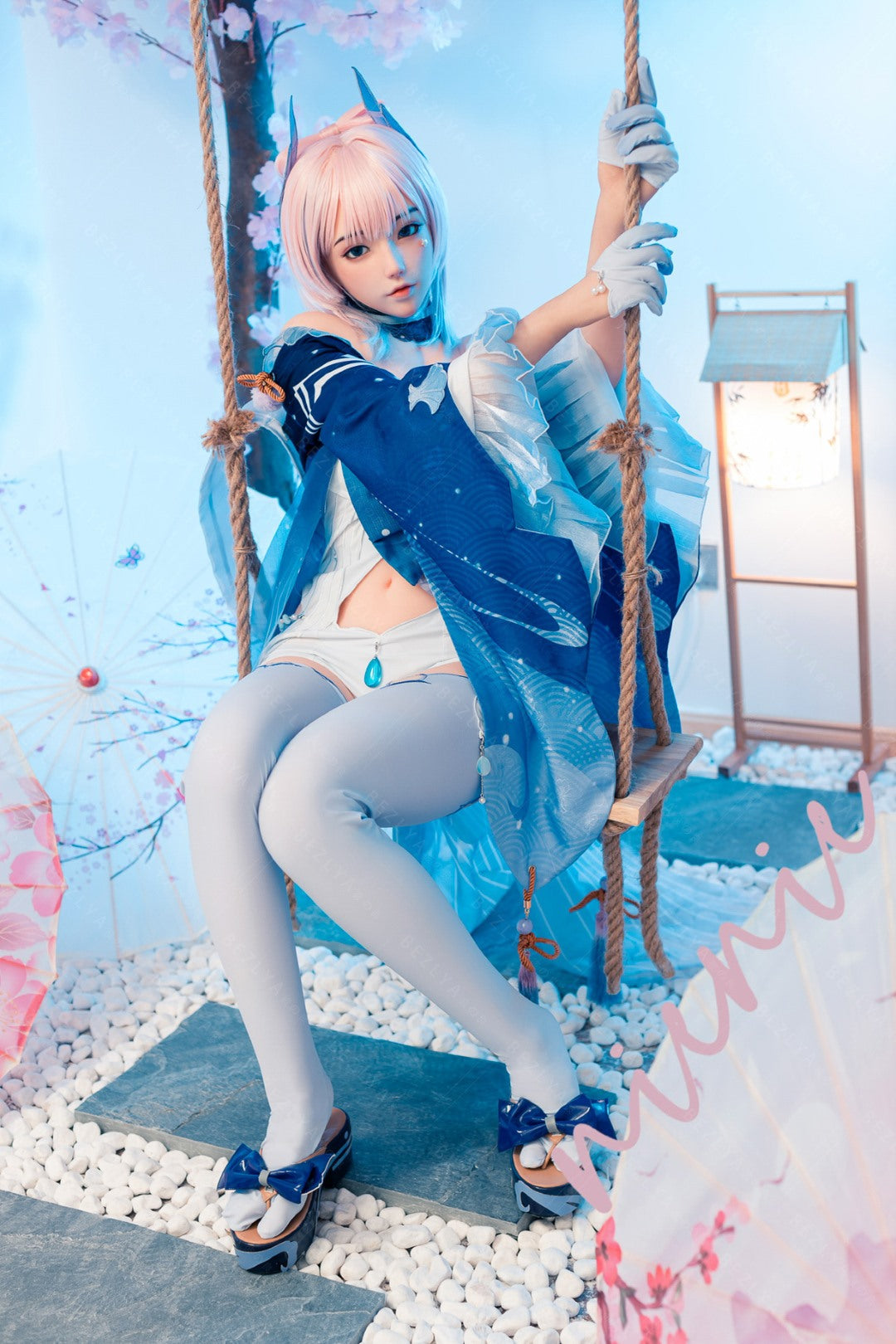Seksa lelle Cyrtenthera (Bezlya Doll 155 cm B kauss, 2,0 TPE+silikons)