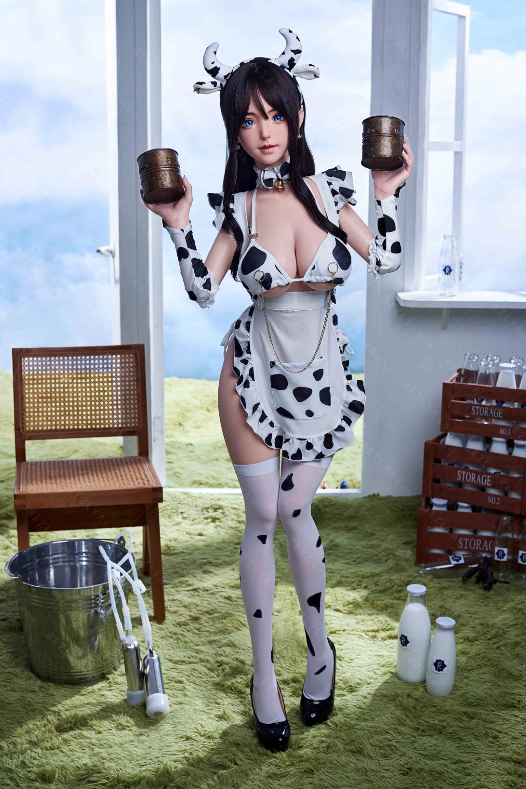 Pisum seksa lelle (Bezlya Doll 145 cm F-kauss 2,2CF silikons)