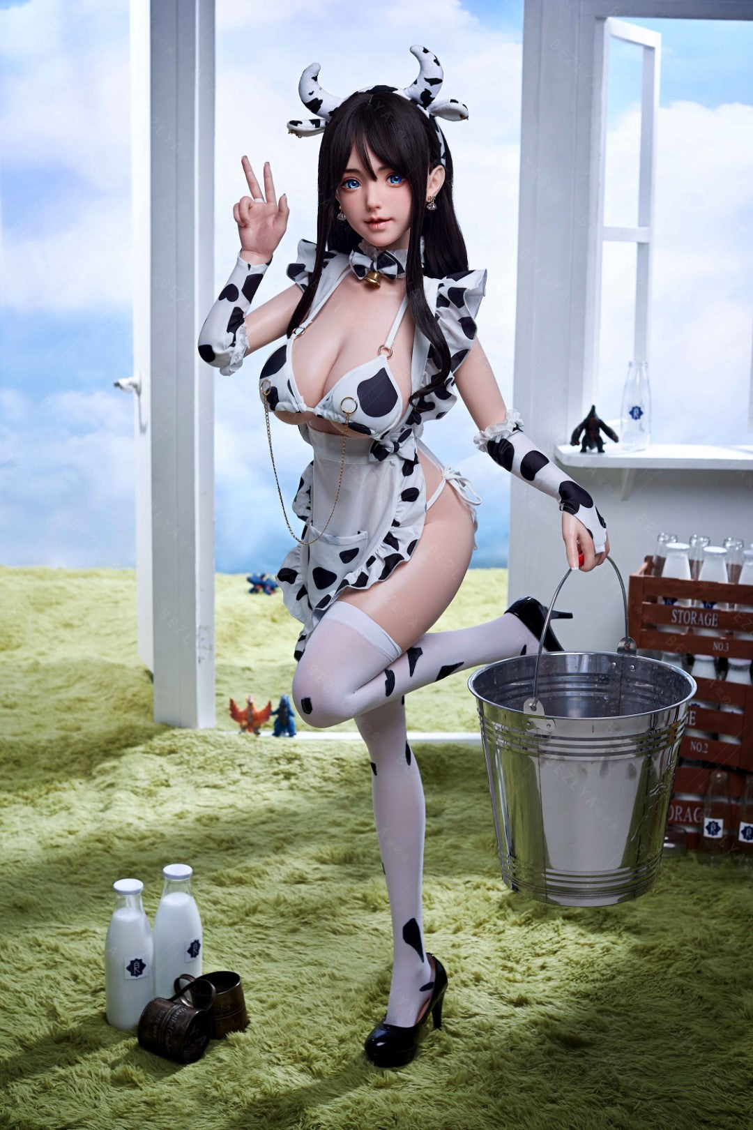 Pisum seksa lelle (Bezlya Doll 145 cm F-kauss 2,2CF silikons)