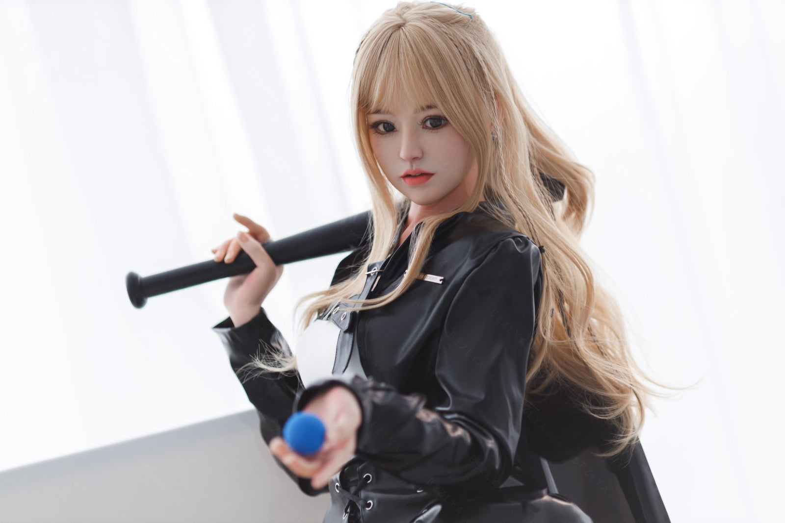 Hortenzijas seksa lelle (Bezlya Doll 156 cm B krūze 2,1 silikona)