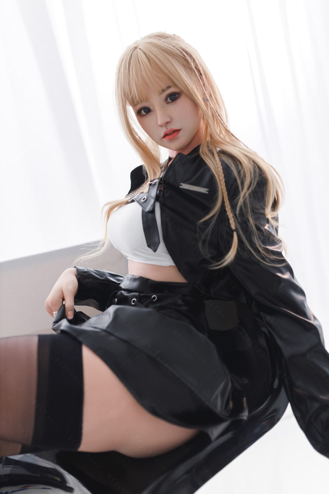 Hortenzijas seksa lelle (Bezlya Doll 156 cm B krūze 2,1 silikona)