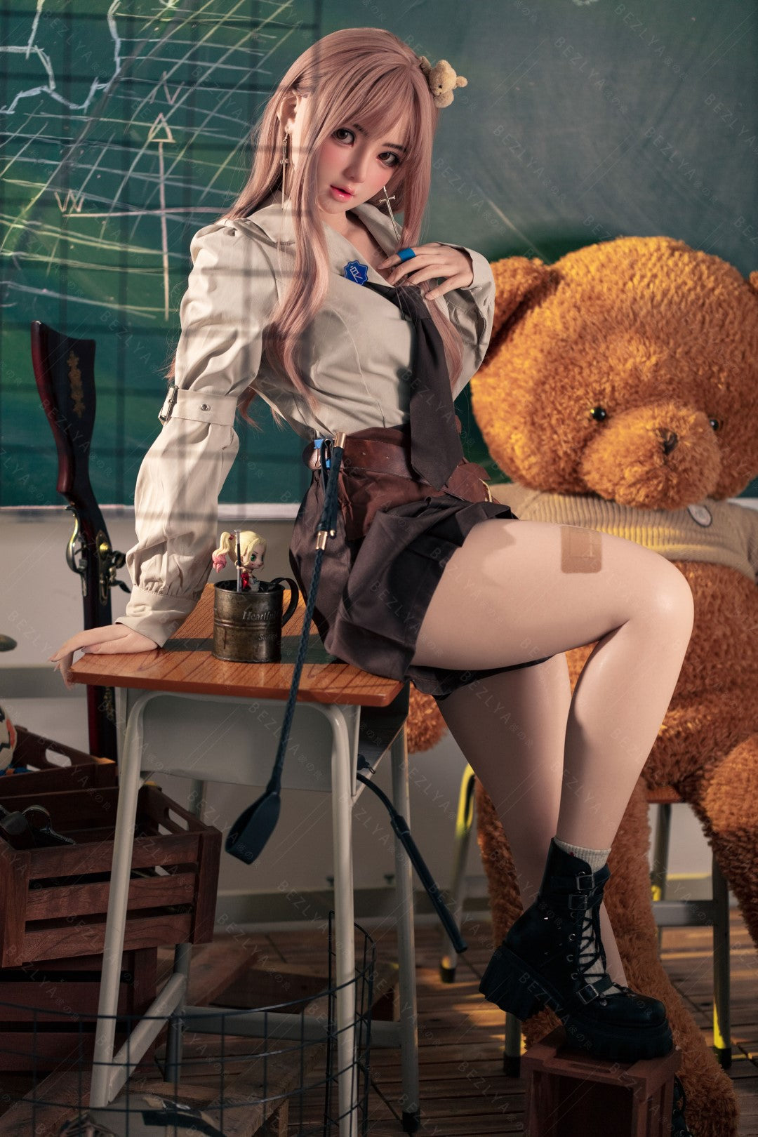 Seksa lelle Convallaria (Bezlya Doll 155 cm B krūze 2,1 silikona)