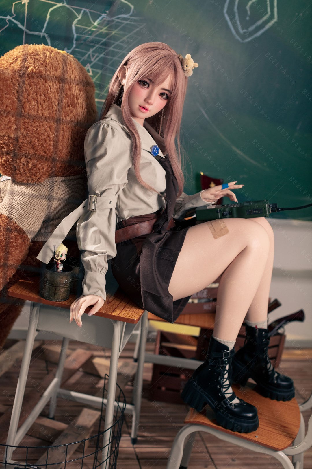Seksa lelle Convallaria (Bezlya Doll 155 cm B krūze 2,1 silikona)