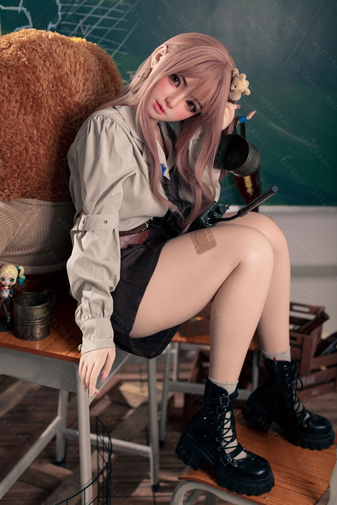 Seksa lelle Convallaria (Bezlya Doll 155 cm B krūze 2,1 silikona)