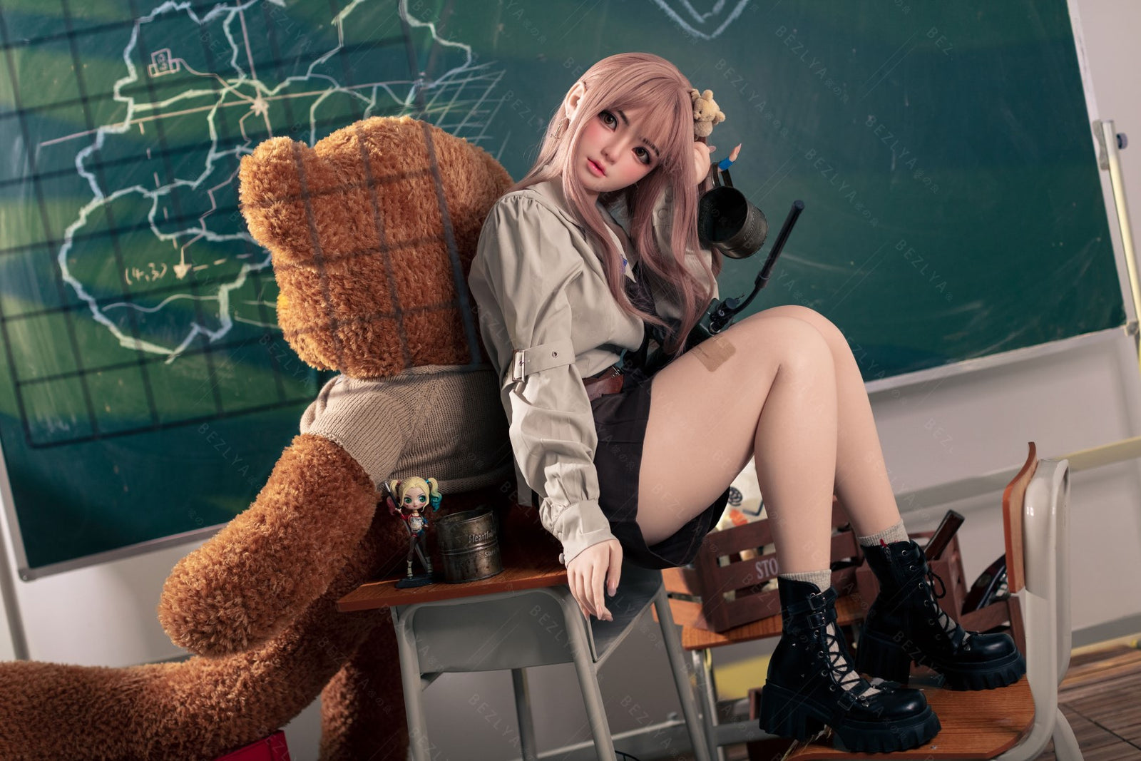Seksa lelle Convallaria (Bezlya Doll 155 cm B krūze 2,1 silikona)