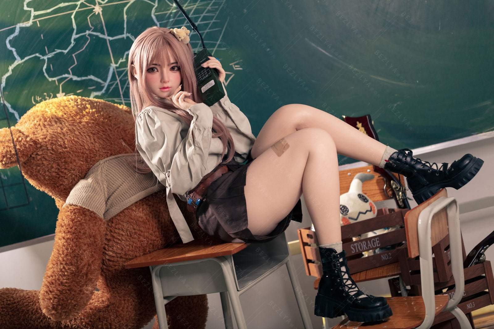 Seksa lelle Convallaria (Bezlya Doll 155 cm B krūze 2,1 silikona)