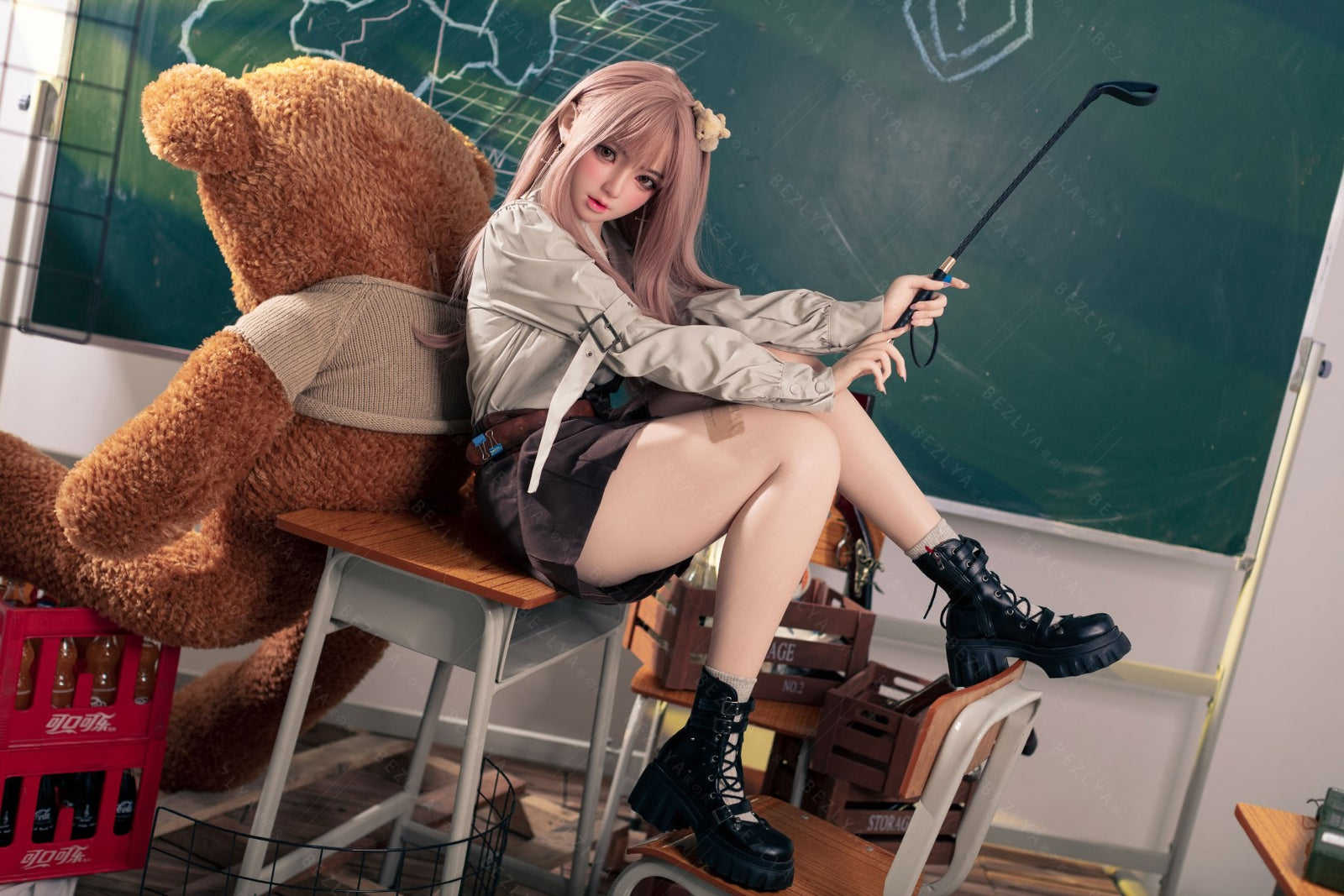 Seksa lelle Convallaria (Bezlya Doll 155 cm B krūze 2,1 silikona)