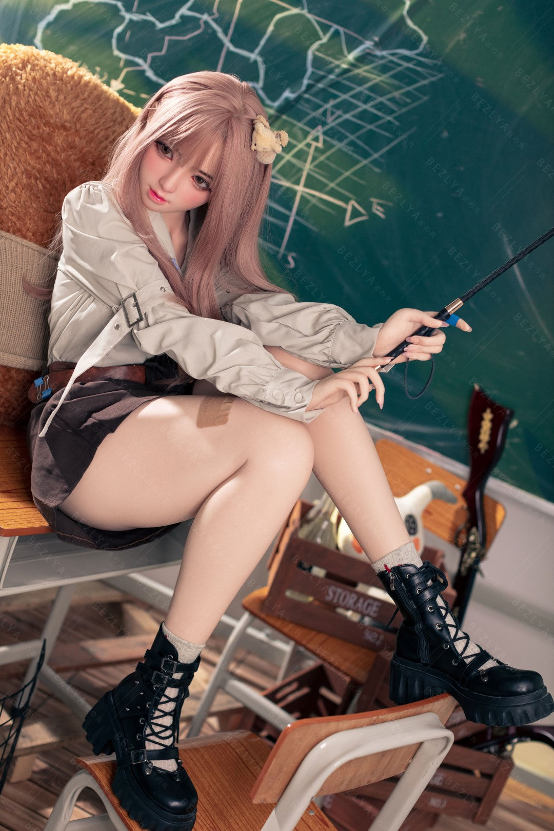 Seksa lelle Convallaria (Bezlya Doll 155 cm B krūze 2,1 silikona)