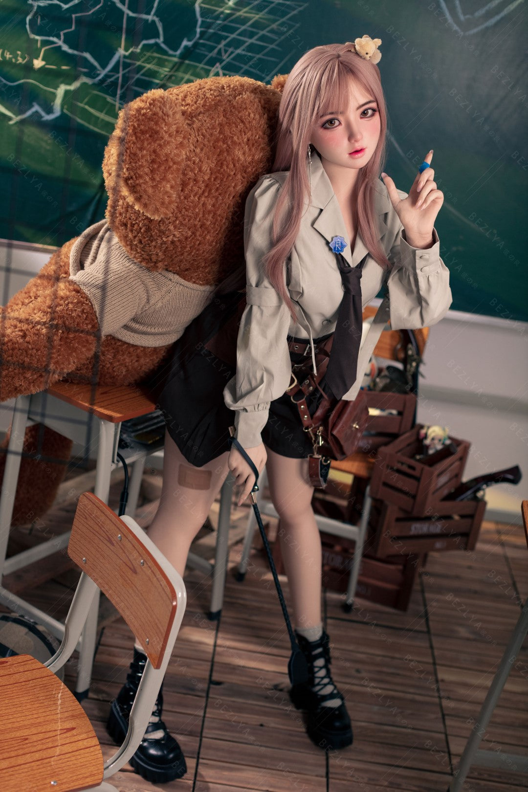 Seksa lelle Convallaria (Bezlya Doll 155 cm B krūze 2,1 silikona)