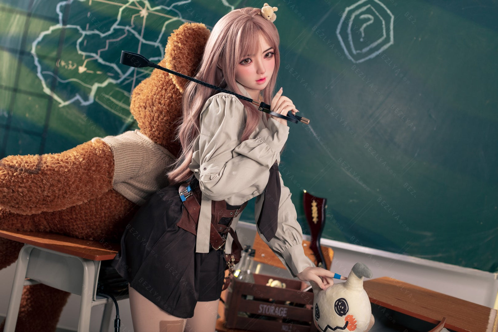 Seksa lelle Convallaria (Bezlya Doll 155 cm B krūze 2,1 silikona)