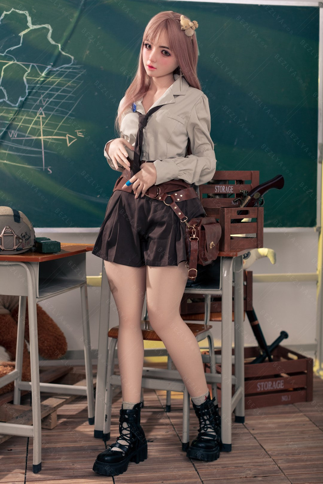Seksa lelle Convallaria (Bezlya Doll 155 cm B krūze 2,1 silikona)
