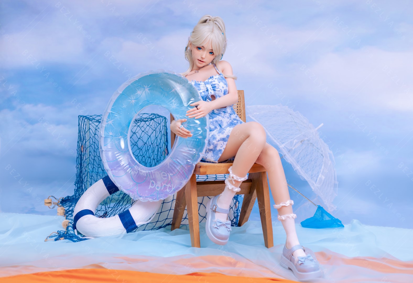 Pisum seksa lelle (Bezlya Doll 149 cm D-kauss 2,1 silikona)