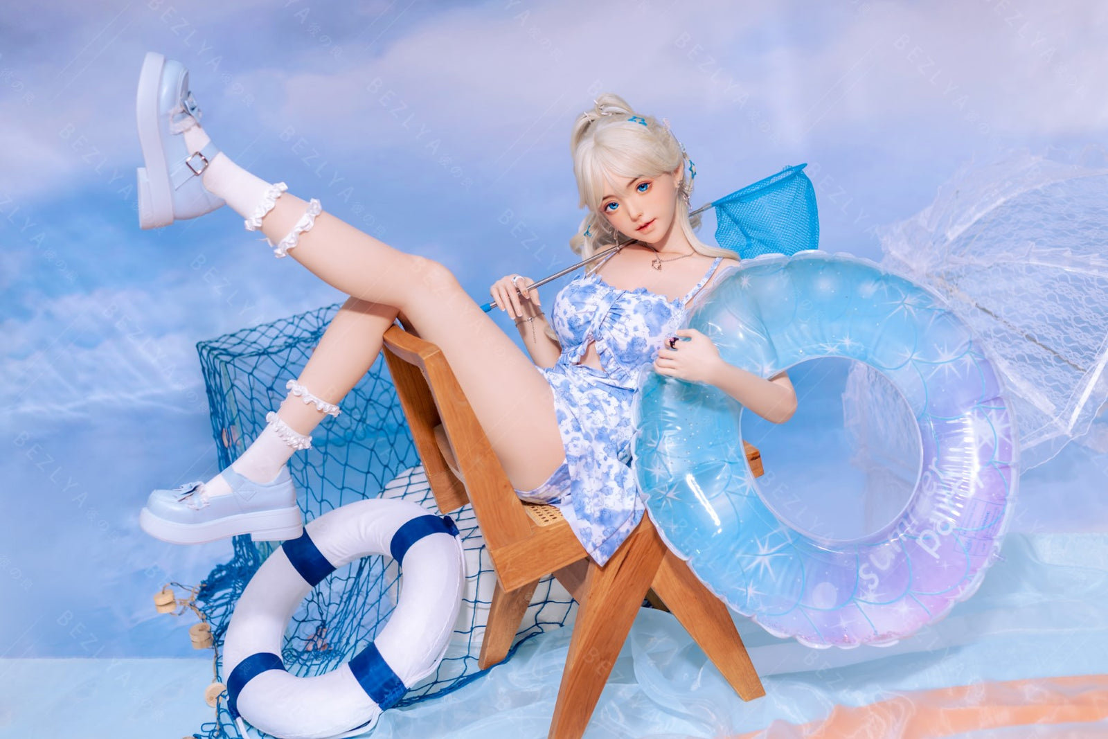 Pisum seksa lelle (Bezlya Doll 149 cm D-kauss 2,1 silikona)