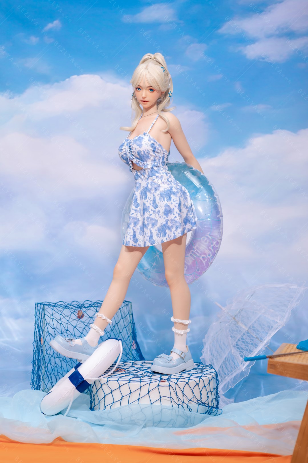 Pisum seksa lelle (Bezlya Doll 149 cm D-kauss 2,1 silikona)