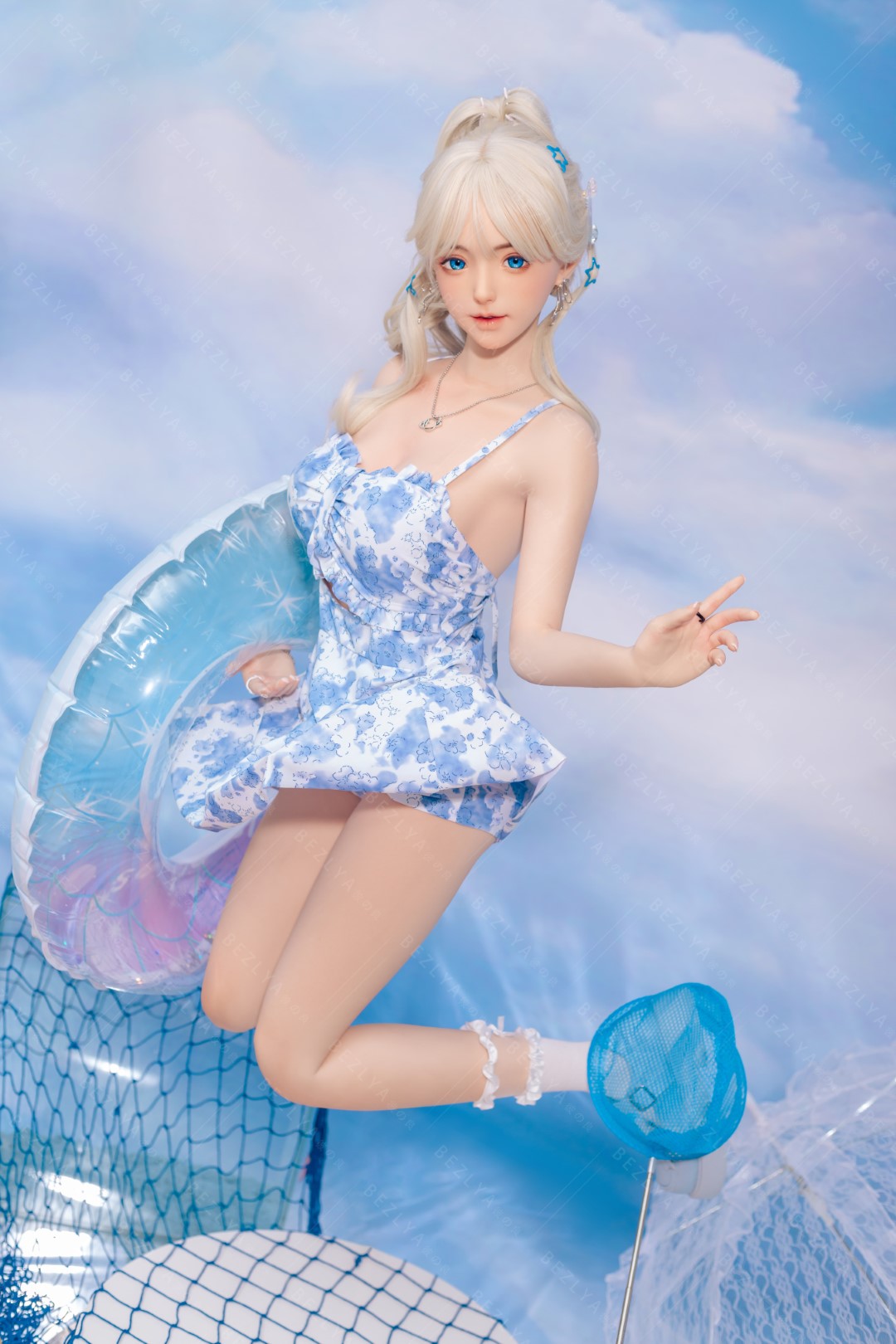 Pisum seksa lelle (Bezlya Doll 149 cm D-kauss 2,1 silikona)
