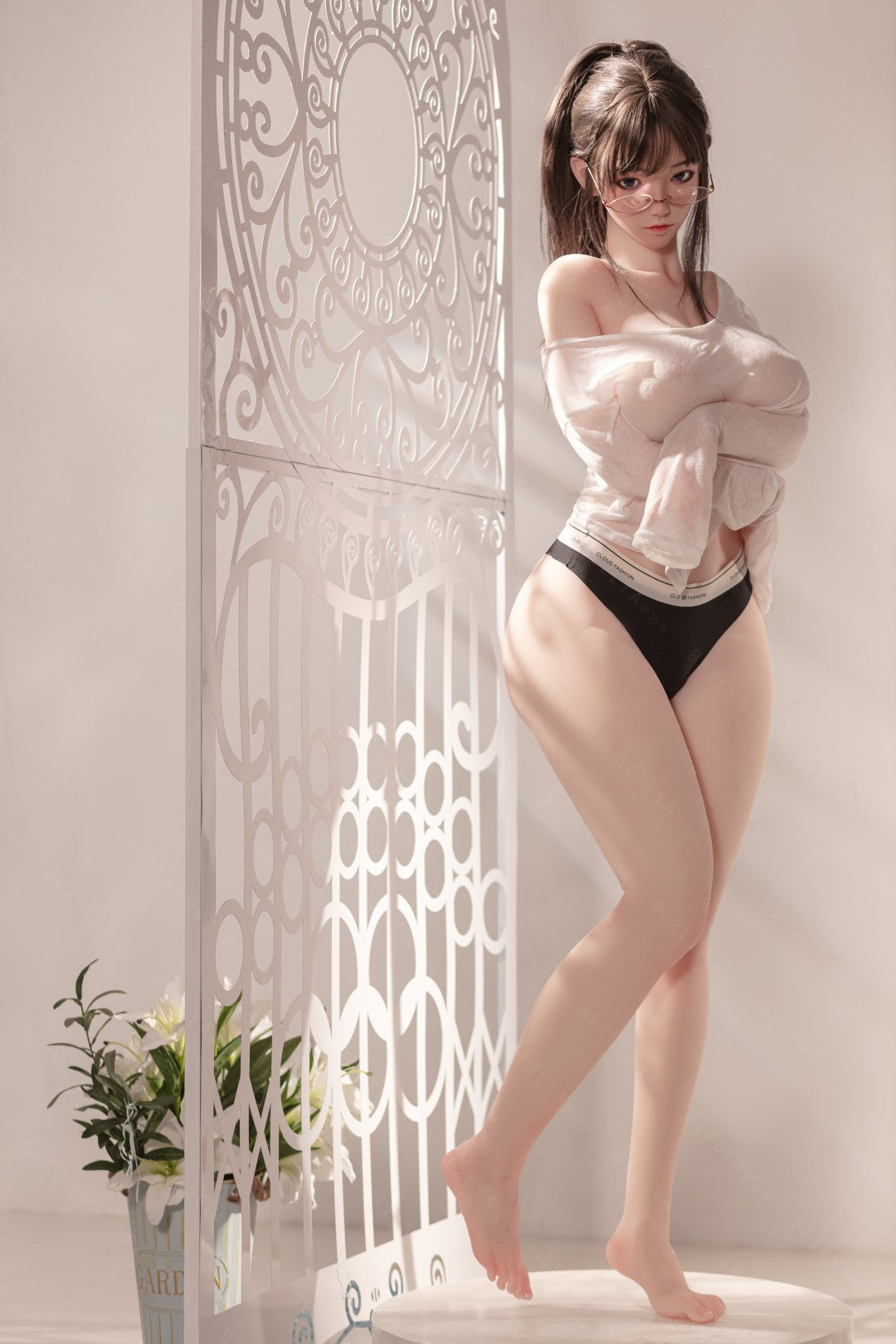 Seksa lelle Cyrtenthera (Bezlya Doll 155 cm F kauss, 2,0 TPE+silikons)