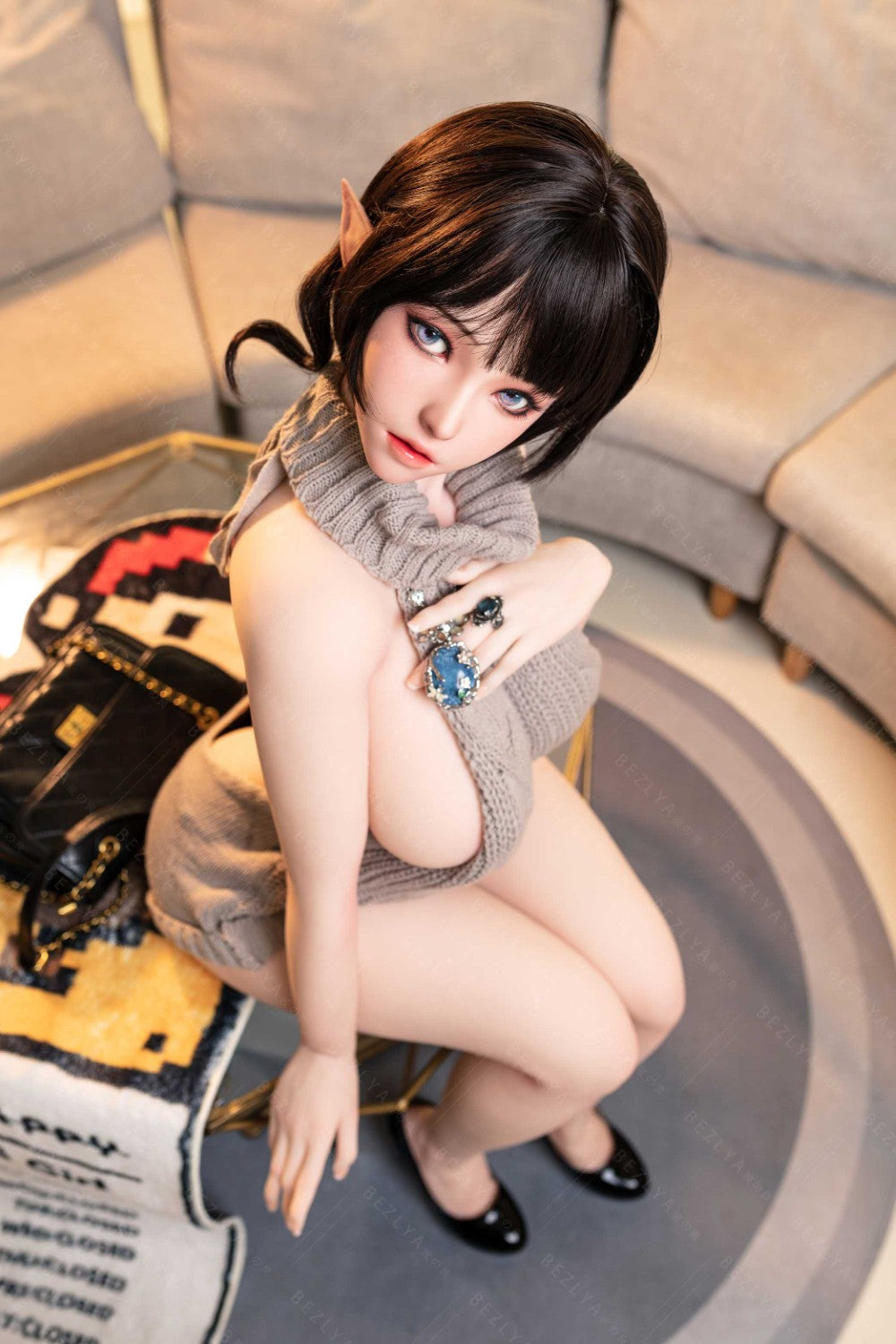 Seksa lelle Calla (Bezlya Doll 155 cm F kauss, 2,0 TPE+silikons)