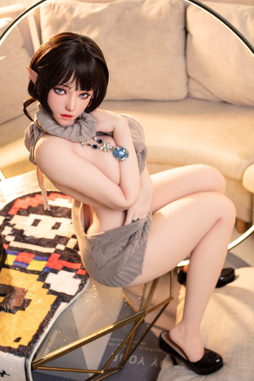 Seksa lelle Calla (Bezlya Doll 155 cm F kauss, 2,0 TPE+silikons)