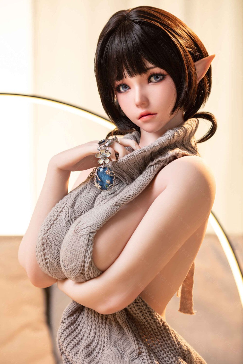 Seksa lelle Calla (Bezlya Doll 155 cm F kauss, 2,0 TPE+silikons)