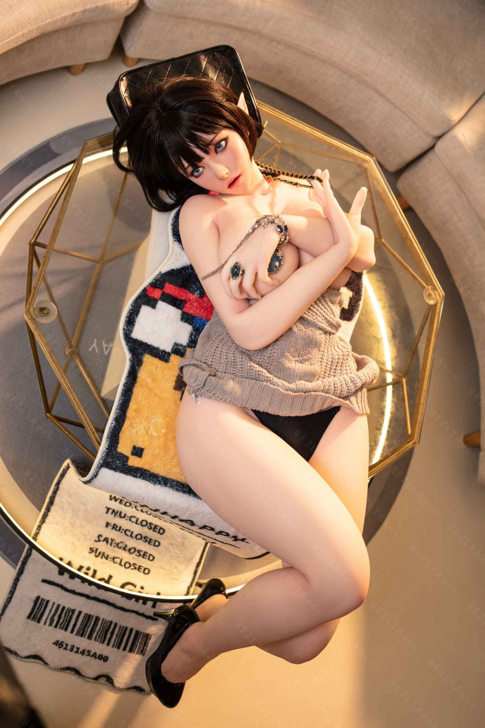 Seksa lelle Calla (Bezlya Doll 155 cm F kauss, 2,0 TPE+silikons)