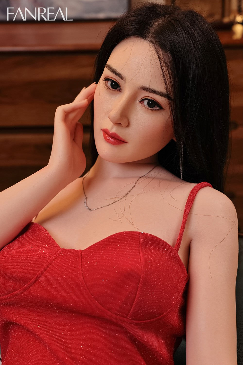 Linga seksa lelle (FanReal Doll 170 cm D veida kauss, silikons)