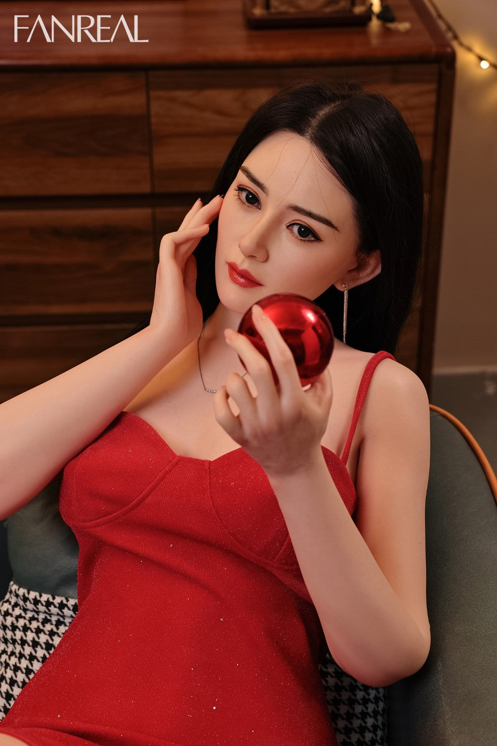 Linga seksa lelle (FanReal Doll 170 cm D veida kauss, silikons)