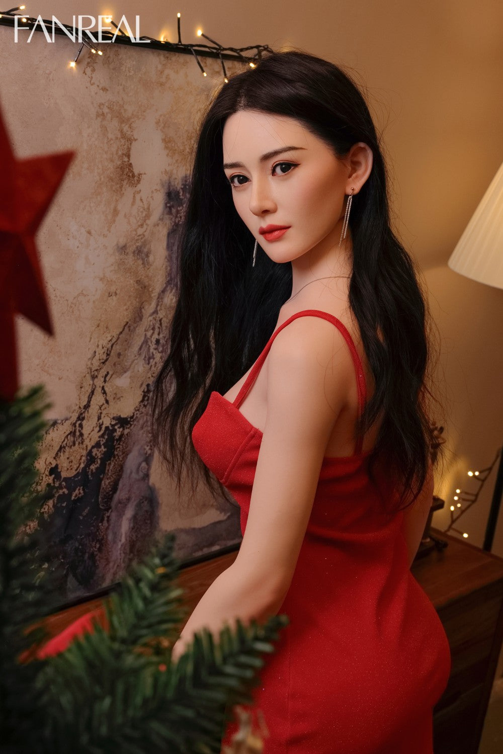Linga seksa lelle (FanReal Doll 170 cm D veida kauss, silikons)