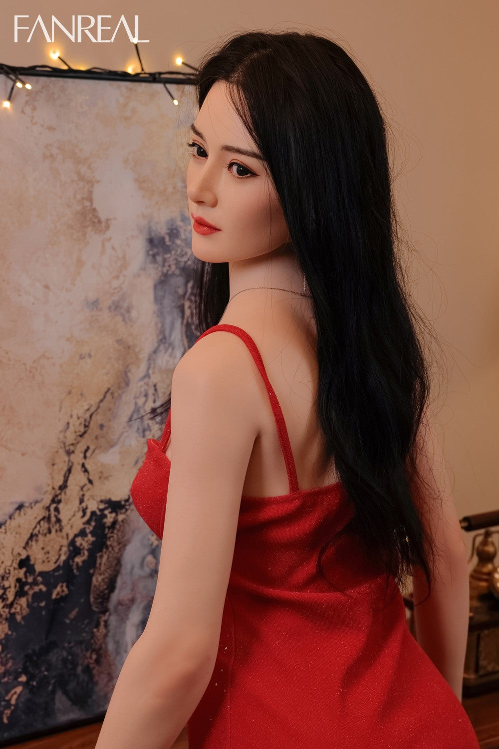 Linga seksa lelle (FanReal Doll 170 cm D veida kauss, silikons)