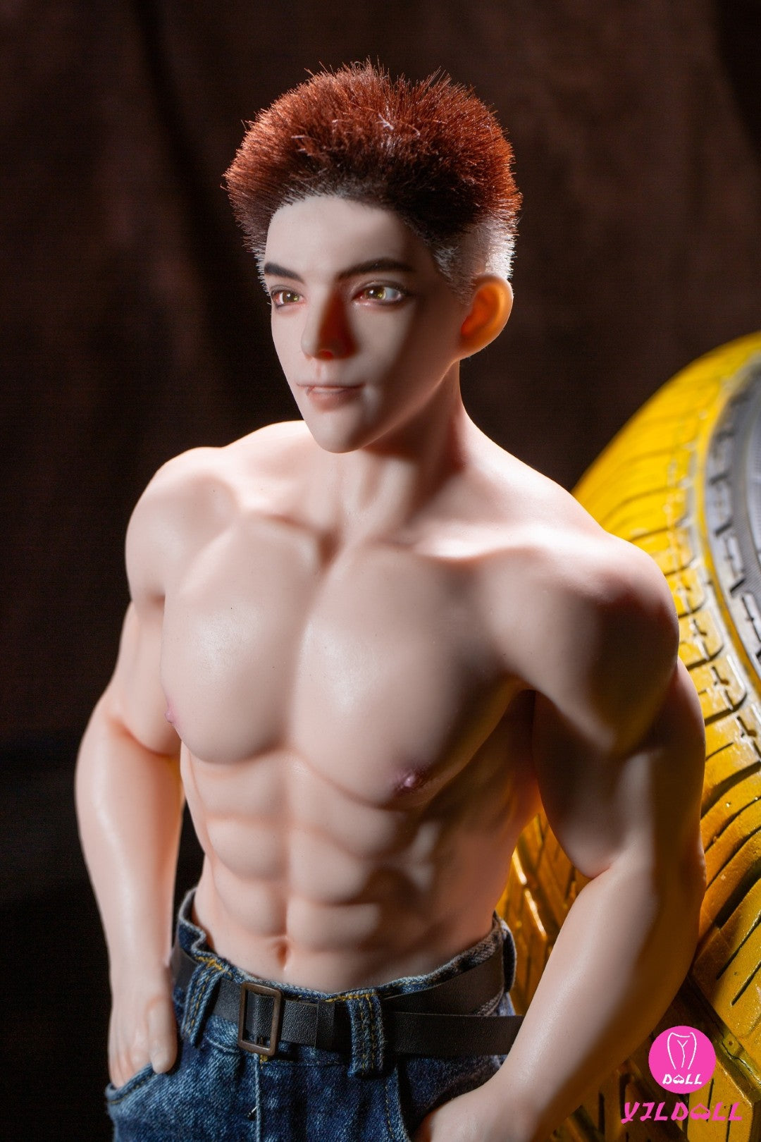 Džordža vīriešu dzimuma lelle (YJL Doll 62cm MD017 silikons)