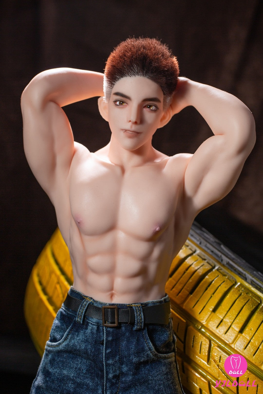 Džordža vīriešu dzimuma lelle (YJL Doll 62cm MD017 silikons)