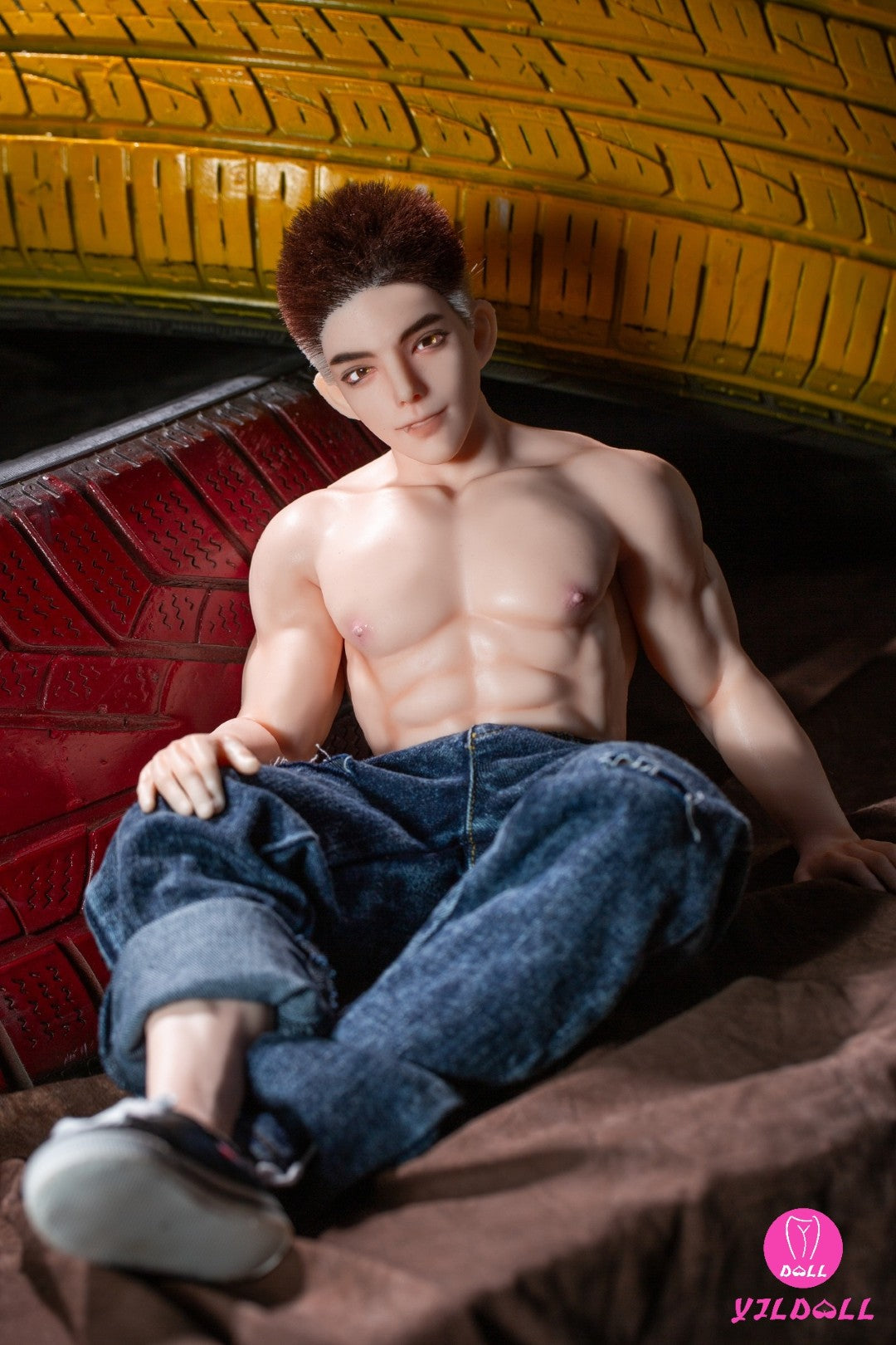 Džordža vīriešu dzimuma lelle (YJL Doll 62cm MD017 silikons)