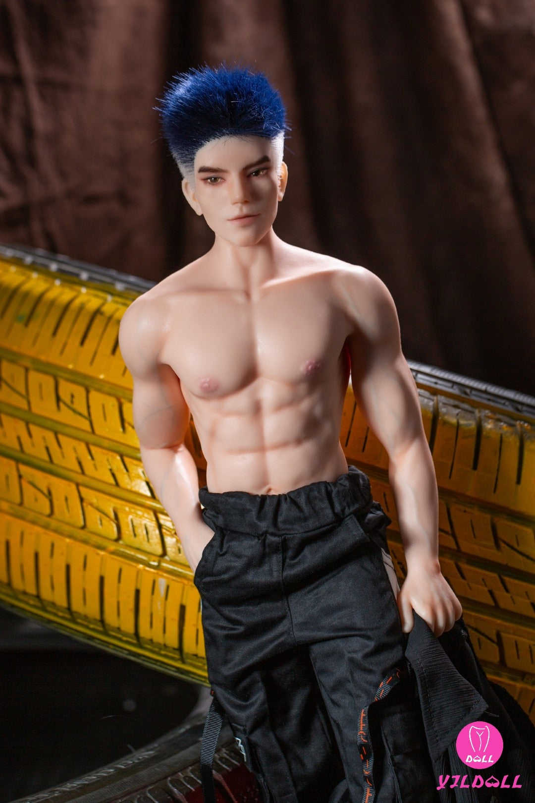 Pola vīriešu dzimuma lelle (YJL Doll 62cm MD015 silikons)