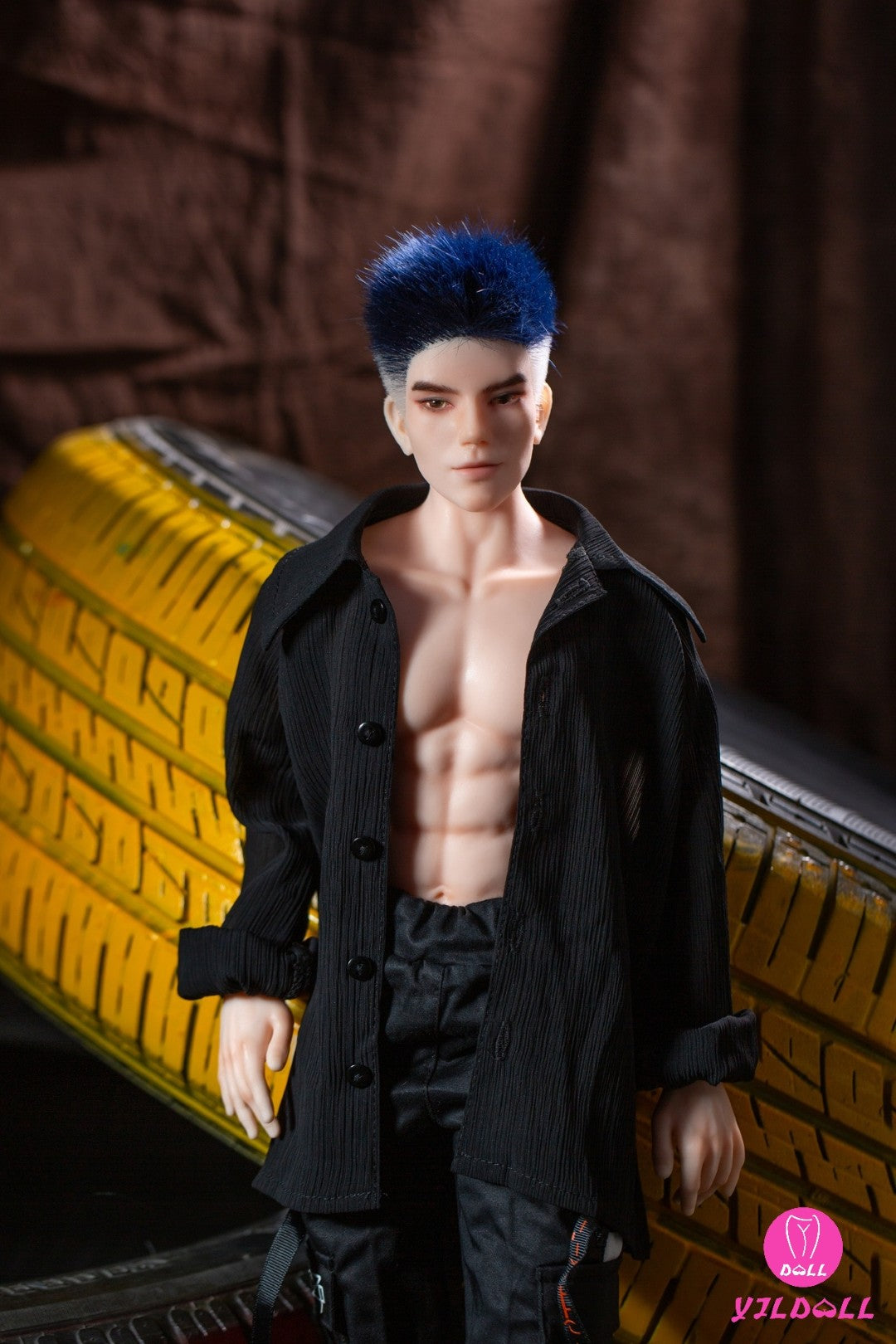 Pola vīriešu dzimuma lelle (YJL Doll 62cm MD015 silikons)