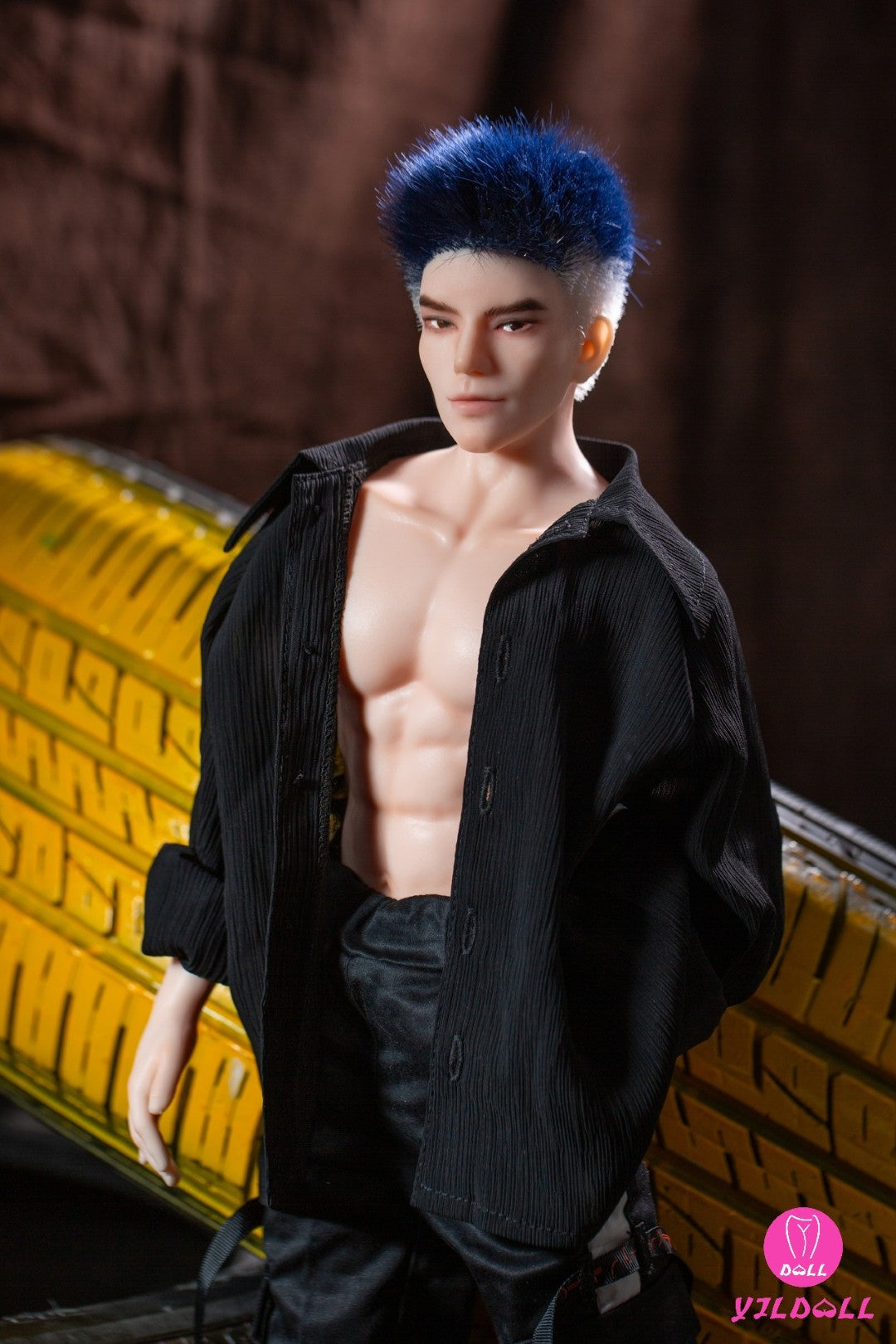 Pola vīriešu dzimuma lelle (YJL Doll 62cm MD015 silikons)