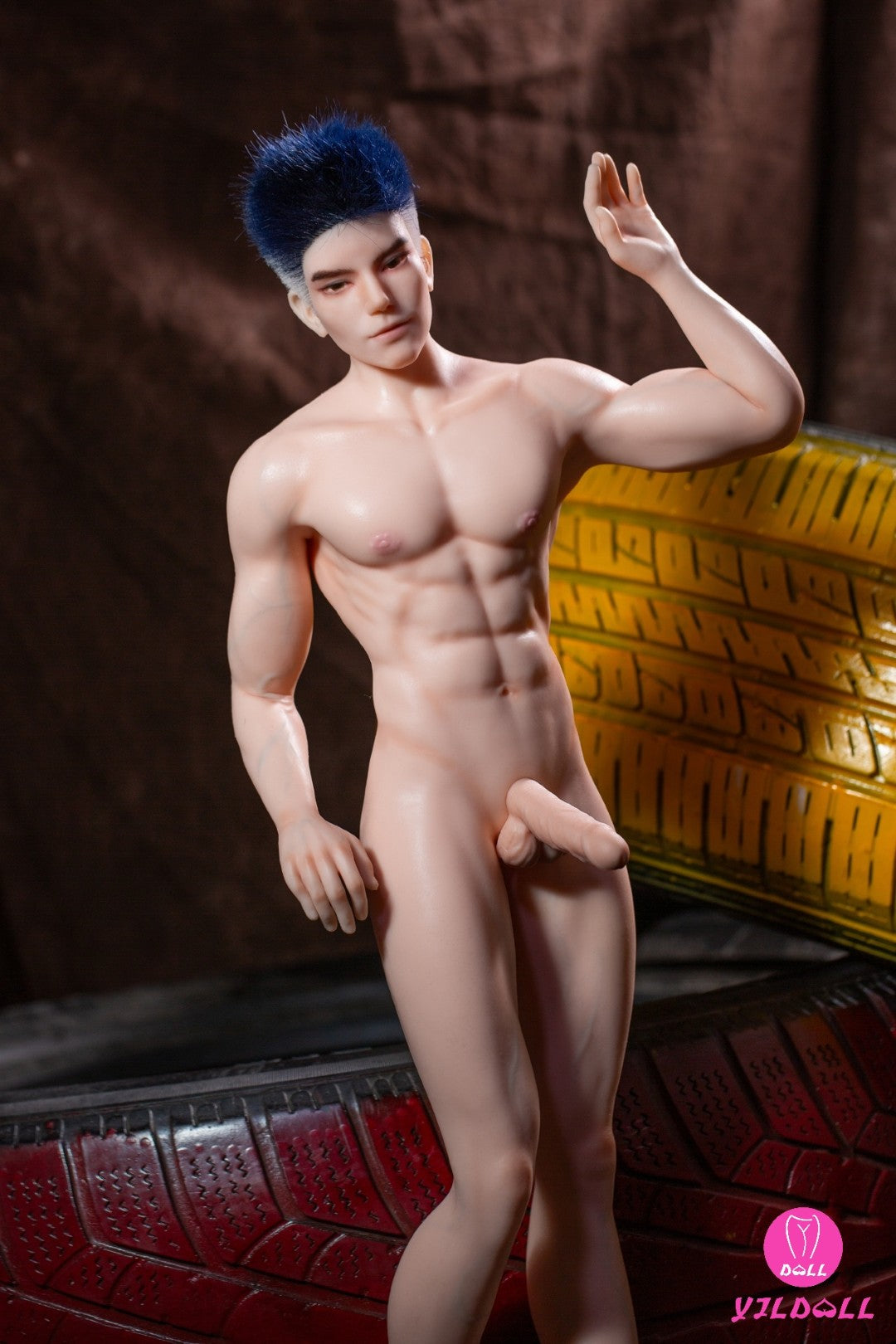 Pola vīriešu dzimuma lelle (YJL Doll 62cm MD015 silikons)