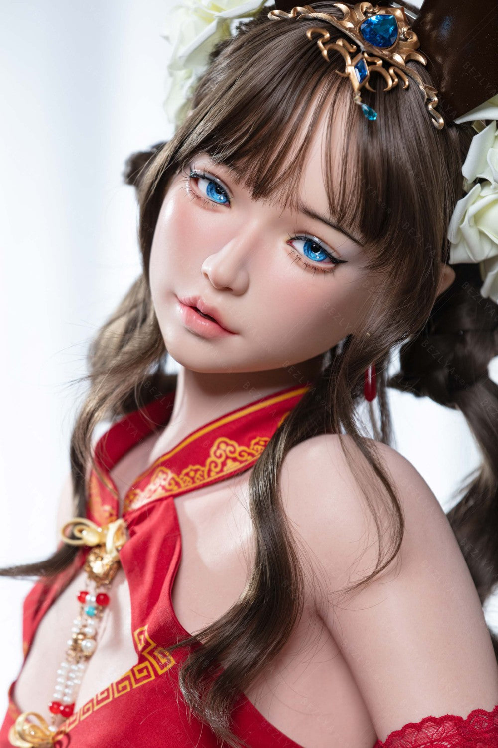 Mandradoras seksa lelle (Bezlya Doll 155 cm B krūze 2,1 silikona)