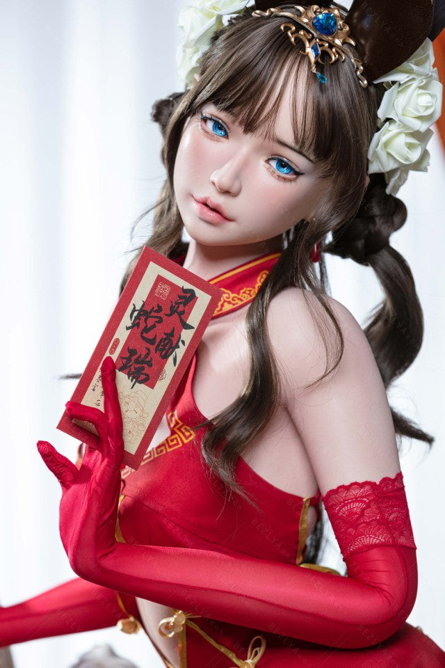 Mandradoras seksa lelle (Bezlya Doll 155 cm B krūze 2,1 silikona)